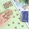 40Pcs Alloy Enamel Pendants FIND-SC0007-62-3
