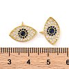 Brass Micro Pave Cubic Zirconia Pendants KK-U017-08F-G-3