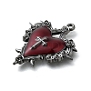 Alloy Enamel Gothic Style Pendants X-PALLOY-R157-06B-06A-2