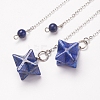 Chakra Natural Lapis Lazuli Dowsing Pendulums X-G-F516-01E-2