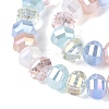 Electroplate Mixed Styles Glass Beads Strands EGLA-N022-14A-A05-3