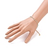 Glass Charm Bracelets BJEW-JB05600-01-5