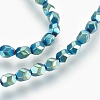 Electroplated Non-magnetic Synthetic Hematite Bead Strand G-E498-06B-05-1