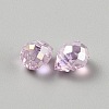 Electroplate Transparent Glass Beads GLAA-WH0039-68E-2