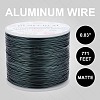 BENECREAT Matte Round Aluminum Wire AW-BC0003-30B-0.8mm-9