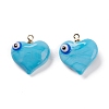 Handmade Evil Eye Lampwork Pendants LAMP-M015-03D-2