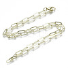 Brass Paperclip Chains MAK-S072-11B-14KC-3