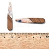 Resin and Walnut Pendants FIND-R051-08C-3