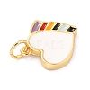 Real 18K Gold Plated Brass Charms KK-L206-010A-G-3