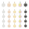 CHGCRAFT 70Pcs 5 Colors 304 Stainless Steel Pendants STAS-CA0001-67-1