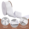 15 Yards Single Face Flat Velvet Ribbons OCOR-WH0082-130-4