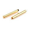 304 Stainless Steel Slide On End Clasp Tubes X-STAS-C044-08E-G-3