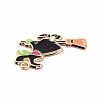 Halloween Alloy Enamel Pendants ENAM-M055-15G-3