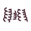 Handmade Polymer Clay Spiral Beads FIND-Q122-01H-1