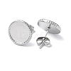 Non-Tarnish 304 Stainless Steel Stud Earring Findings STAS-F286-11P-2