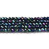 Electroplate Glass Beads Strands LS-GLAA-H021-01A-FP11-2