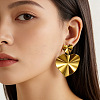 Alloy Heart Stud Dangle Earrings for Women WG8C281-01-1