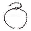 304 Stainless Steel Chain Bracelet Making AJEW-JB01212-03-1