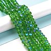 Electroplate Glass Beads Strands EGLA-A034-T10mm-L08-4