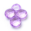 Transparent Acrylic Pendants TACR-S144-53-3