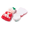 Christmas Decorations Theme Opaque Resin Decoden Cabochons RESI-Z026-01R-2