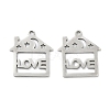 201 Stainless Steel Pendants STAS-F337-06P-1