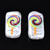 3D Printed ABS Plastic Imitation Pearl Beads KY-S168-006-2