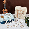 100Pcs Musical Note Unfinished Wood Cutouts WOOD-WH0025-95-5