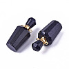 Faceted Synthetic Blue Goldstone Pendants G-T131-14B-3