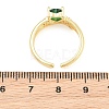 Mother's Day Brass Pave Cubic Zirconia Cuff Open Rings CU-CBACDF6-06G-7