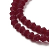 Imitate Austrian Crystal Frosted Glass Beads Strands EGLA-A039-T2mm-MD27-4