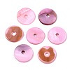 Spray Painted Natural Freshwater Shell Beads X-SHEL-S276-107H-1