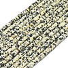 Natural Dalmatian Jasper Beads Strands G-P575-B03-4x1mm-2