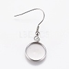 Stainless Steel Dangle Earrings EJEW-WH0001-A03-1