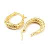 Rack Plating Brass Teardrop Hoop Earrings EJEW-A028-27G-2