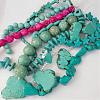 Synthetic Turquoise Beads Strands G-D839-03-2