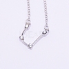 Alloy Rhinestone Pendants Necklaces NJEW-WH0007-02A-2