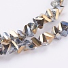 Electroplate Glass Beads Strands EGLA-J145-6mm-HP03-3