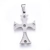 304 Stainless Steel Pendants STAS-H469-46-3