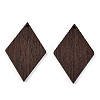 Natural Wenge Wood Pendants WOOD-T023-46B-01-2