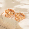 Brass Hoop Earrings YA1685-2-1