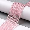 Transparent Glass Beads Strands GLAA-H021-03-08-3