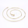 304 Stainless Steel Snake Chain Necklaces X-MAK-L015-03D-2
