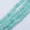 Natural & Dyed White Jade Bead Strands X-G-P370-02-10mm-1