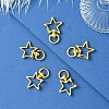 20Pcs 4 Styles Heart/Star Alloy Swivel Clasps FIND-YW0005-60-2