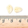 Synthetic Coral Dyed Leaf Charms CORA-Q034-01-02-3