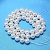 Round Shell Pearl Bead Strands BSHE-L011-16mm-A013-3