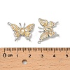 304 Stainless Steel Rhinestone Pendants STAS-T068-65GP-3