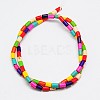 Synthetic Turquoise Beads Strands TURQ-G120-5x9mm-11-2
