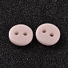 2-Hole Flat Round Resin Sewing Buttons for Costume Design BUTT-E119-36L-16-2